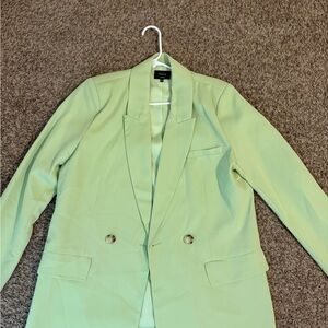 Vici Light Green Blazer